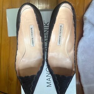 Manila Blahnik Suede Shoes